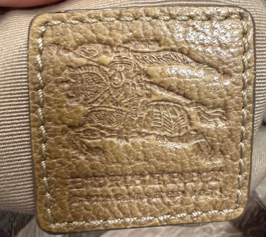 Burberry Novacheck Floral Embossed Crossbody Sling