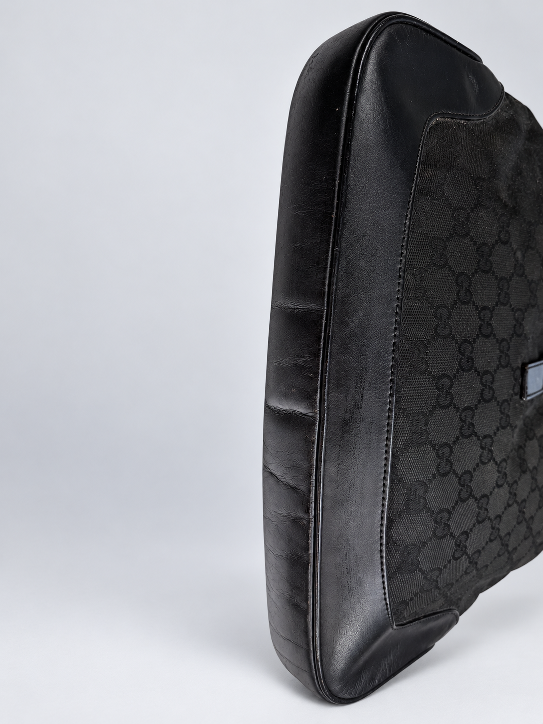 Gucci Monogram Canvas Jackie Hobo Shoulder Bag