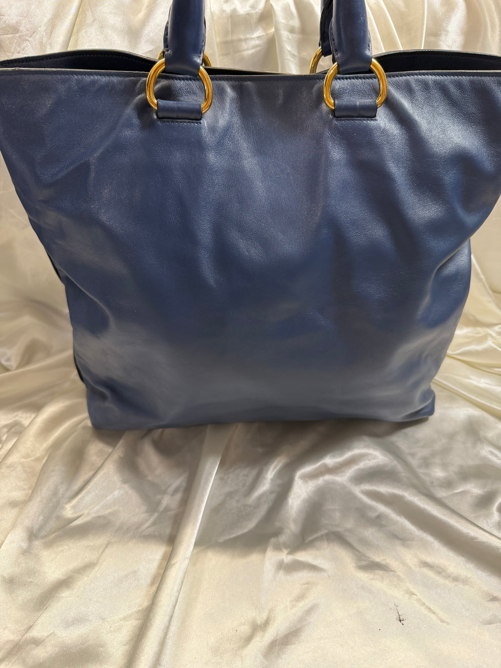 Prada Soft Calfskin Vertical Crossbody Sling