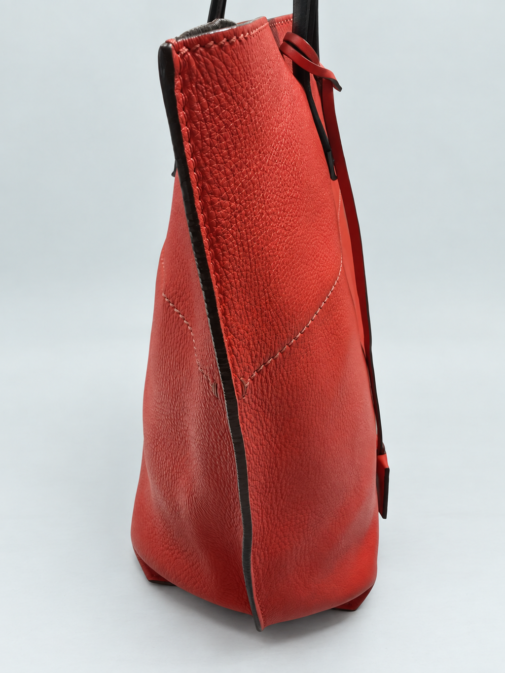 Fendi All in Leather Shopper Tote