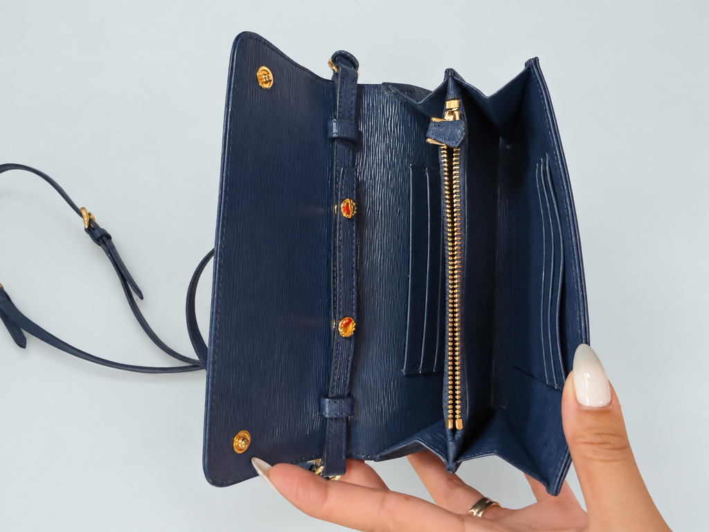 Prada Nylon Tessuto Saffiano Crossbody Sling