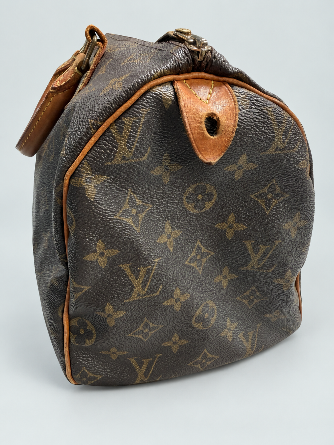 Louis Vuitton Monogram Speedy 30 Satchel Boston Bowler