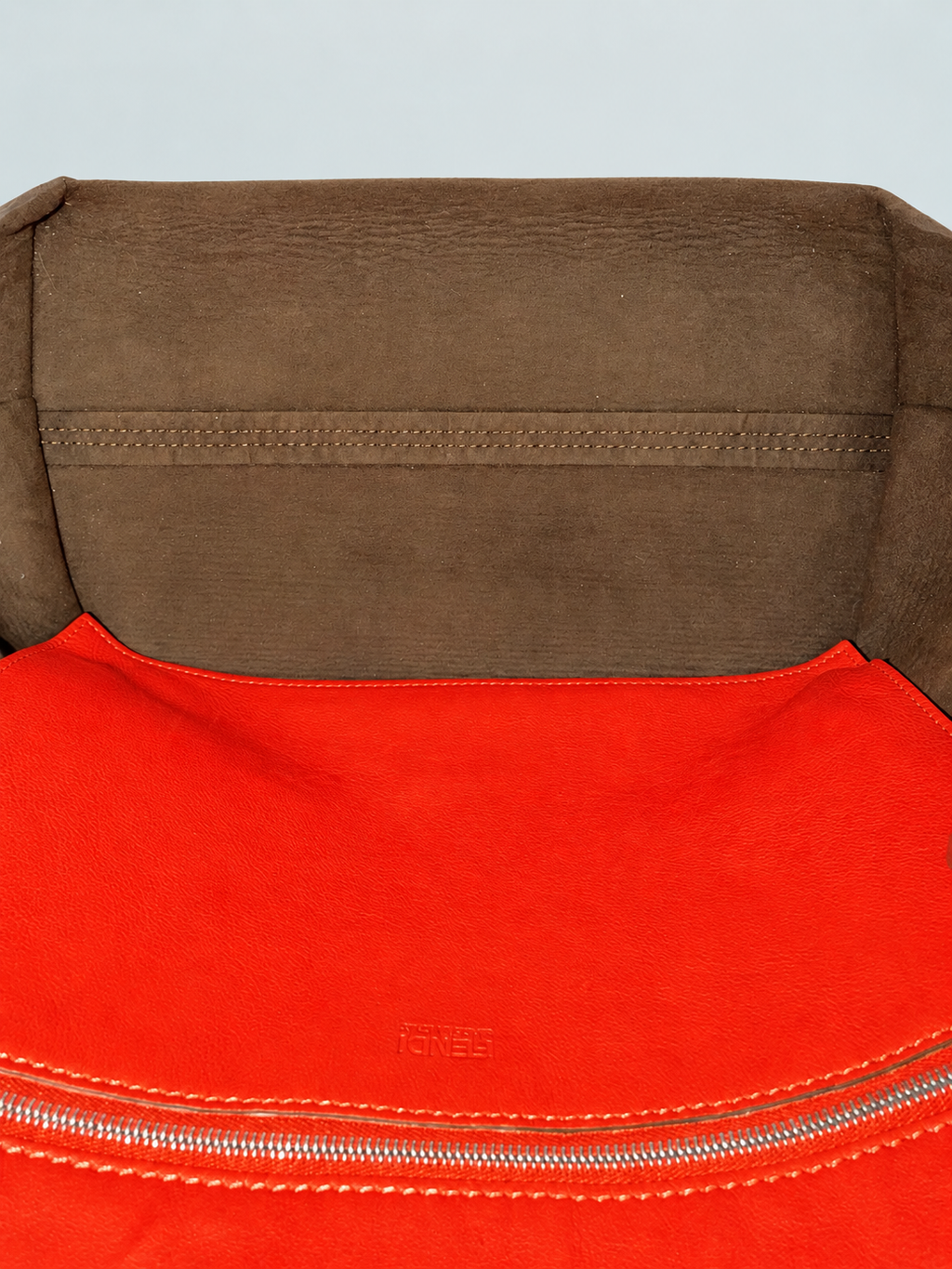 Fendi All in Leather Shopper Tote