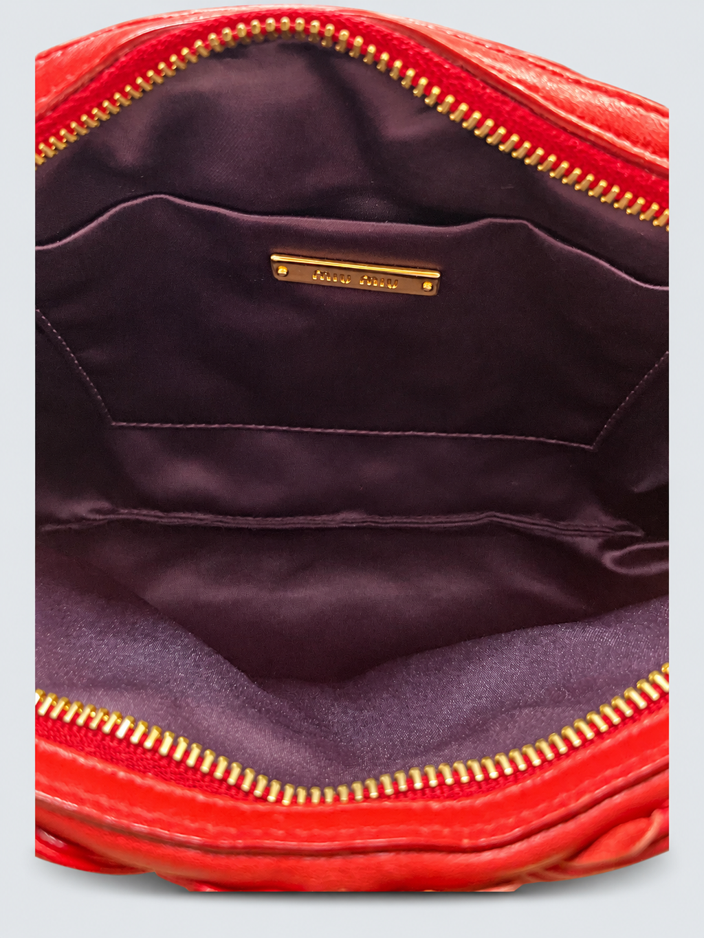Miu Miu Clutch in Red