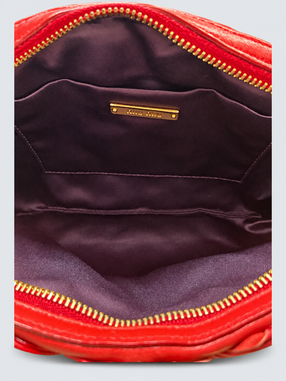 Miu Miu Clutch in Red