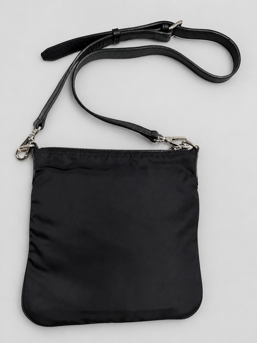 Prada Nylon Tessuto Crossbody Front Zipper Messenger