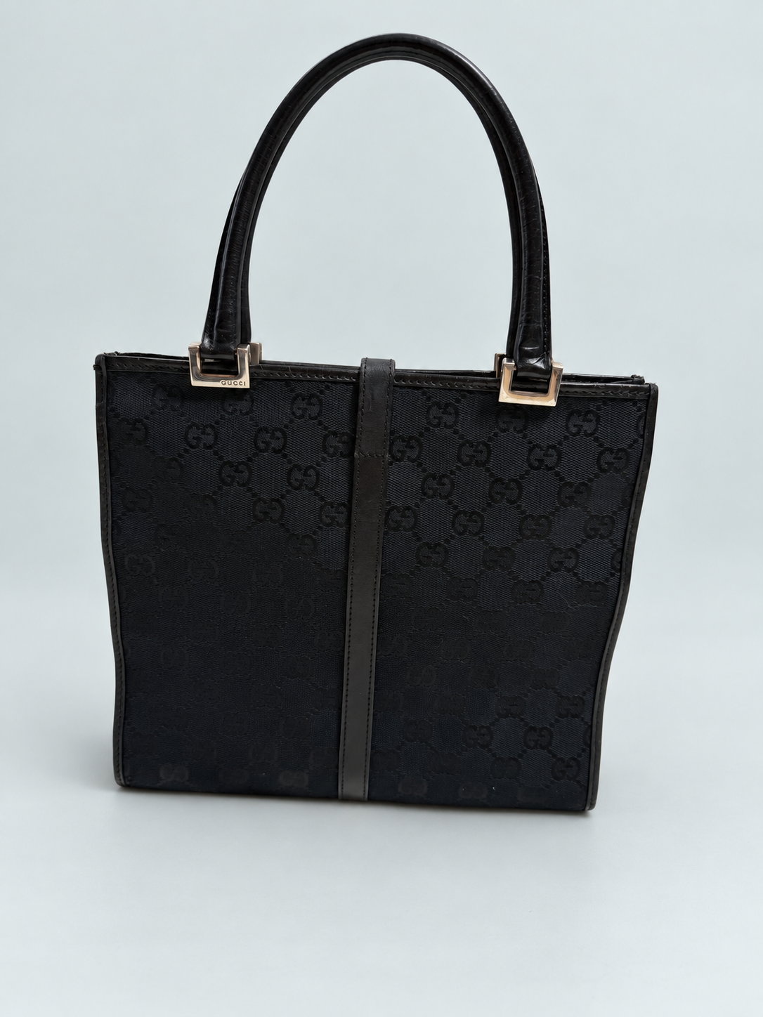 Gucci Monogram Canvas Jackie Tote Shoulder