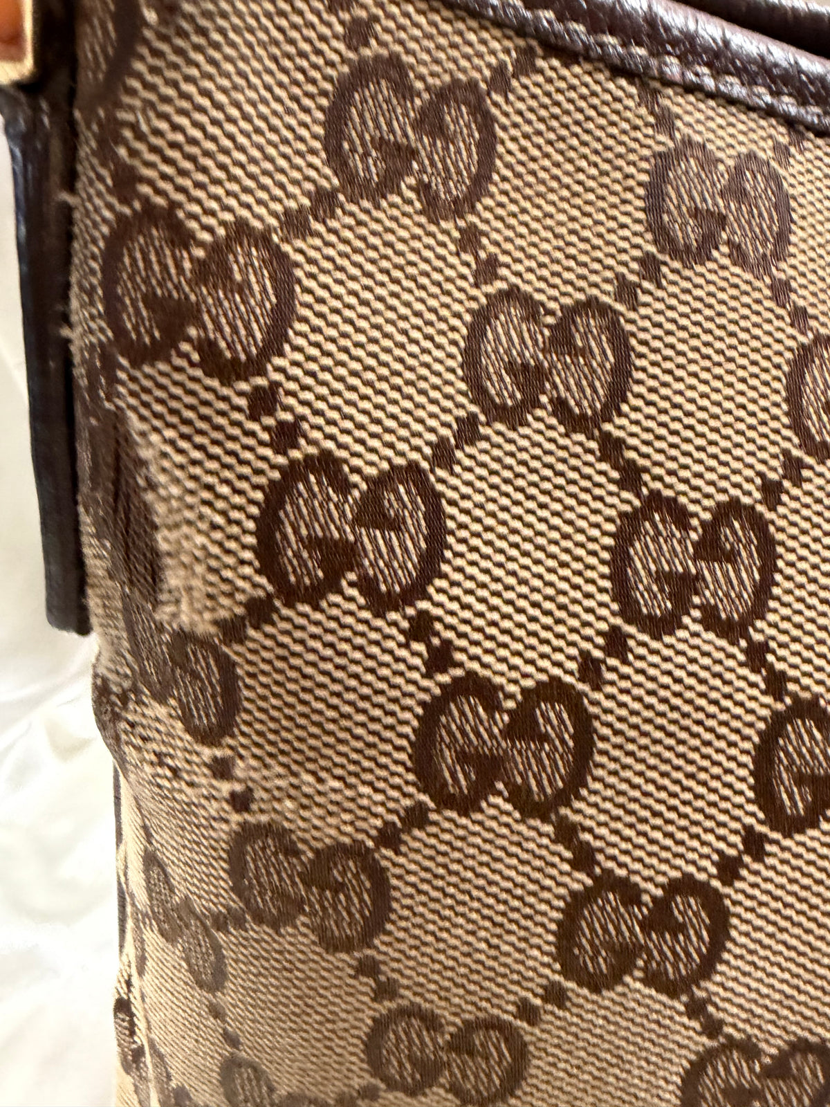 Gucci Monogram Canvas Anbey Sling Crossbody