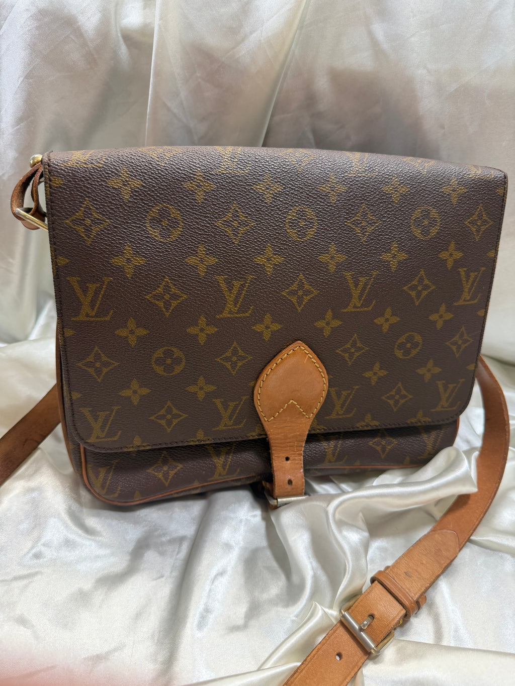 Louis Vuitton Monogram Cartouchiere Crossbody Sling