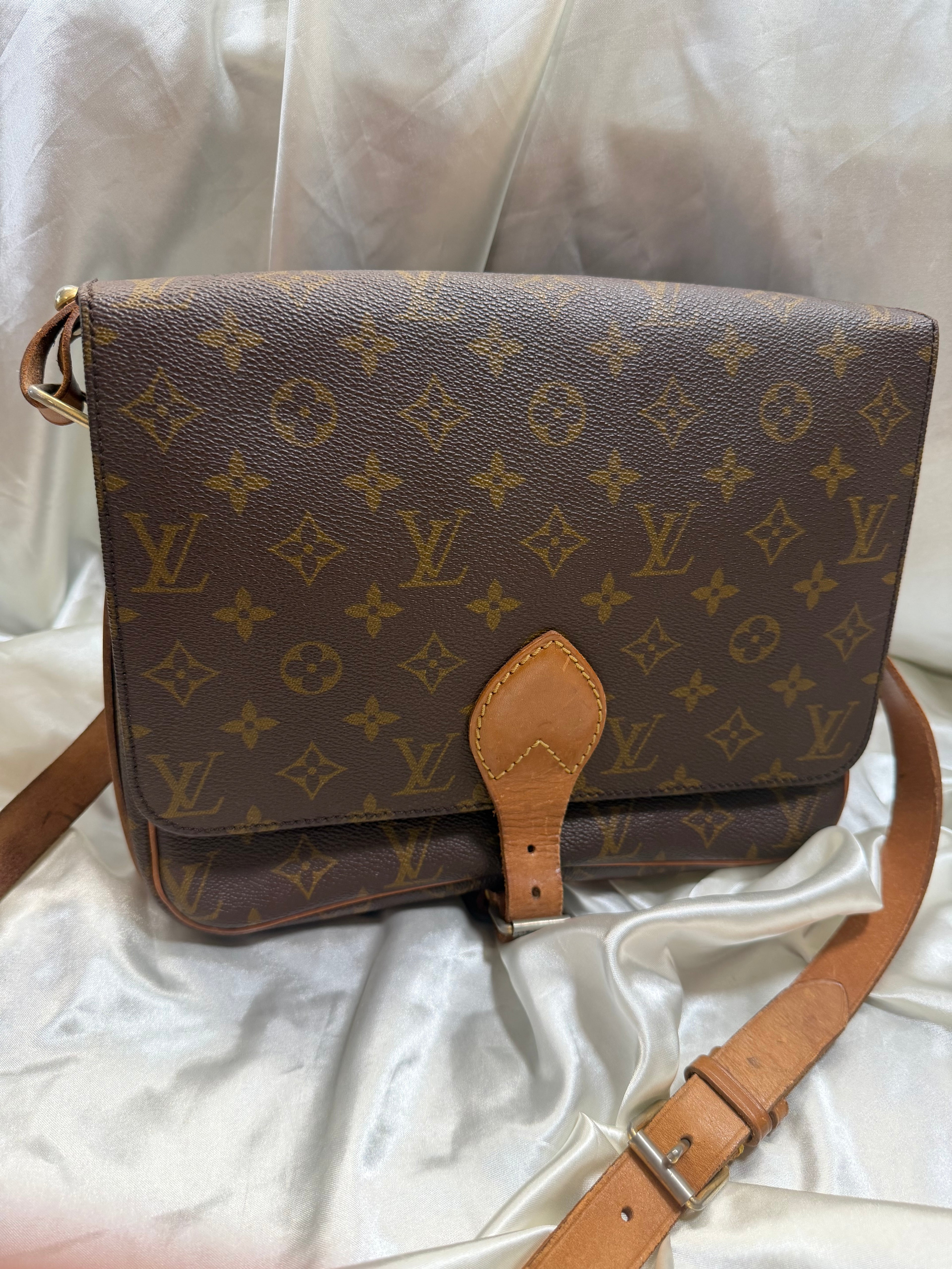 Louis Vuitton Monogram Cartouchiere Crossbody Sling