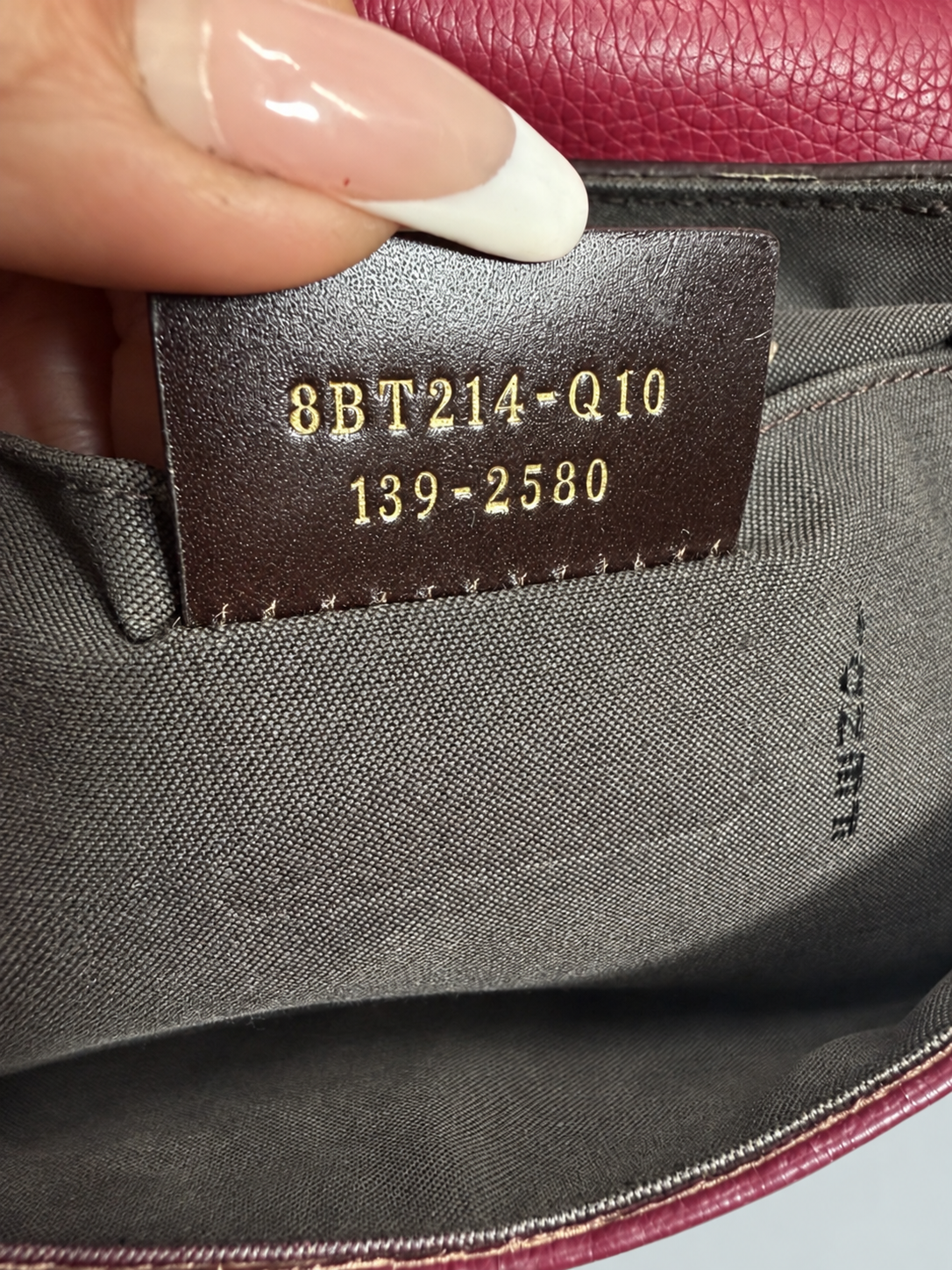Fendi Leather Messenger Flap Crossbody Sling Bag