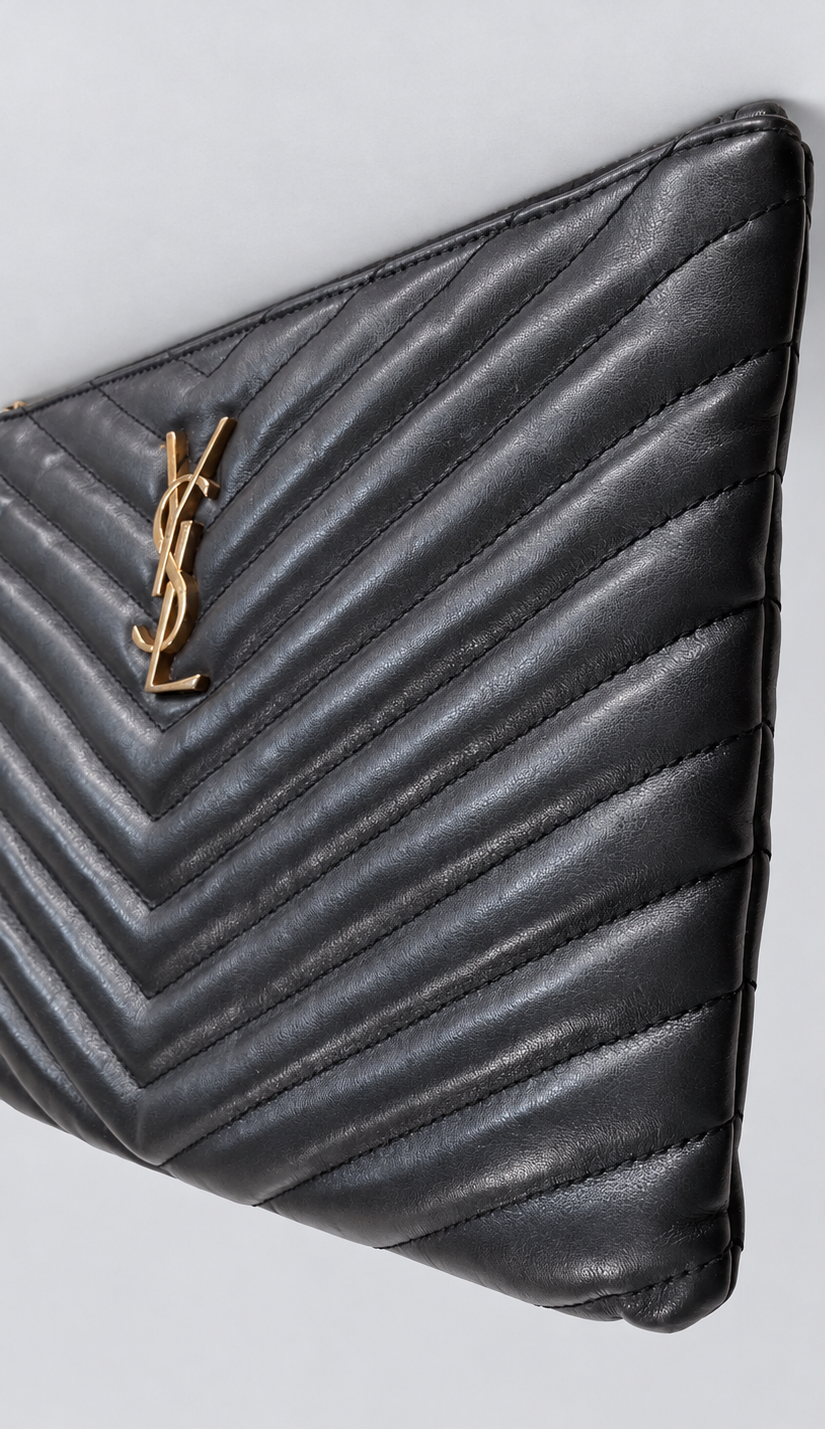 Yves Saint Laurent Clutch Matelasse Cassandre Pouch