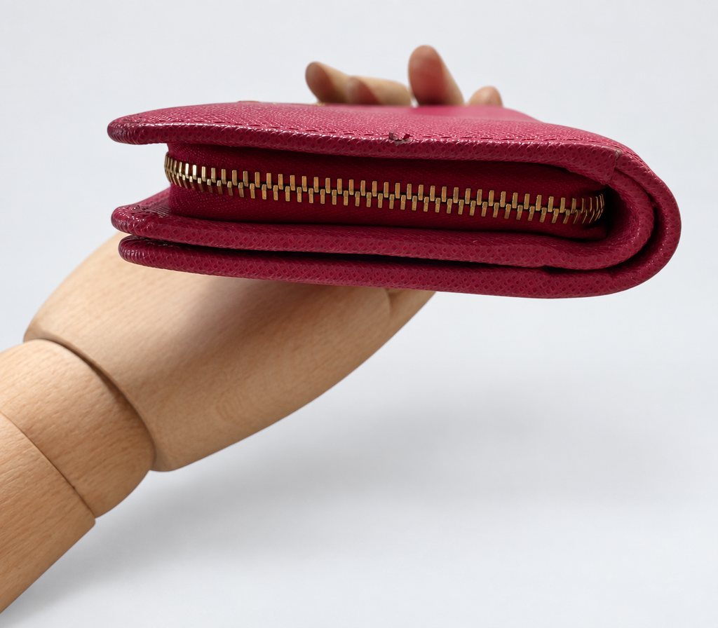 Prada Saffiano Wallet in Pink