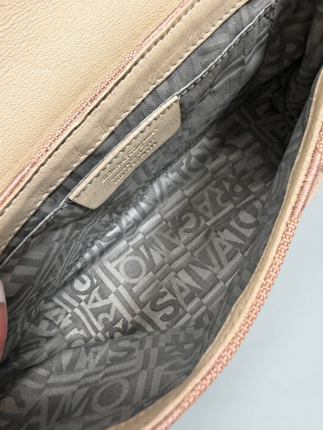 Salvatorre Ferragamo Canvas Hobo Shoulder