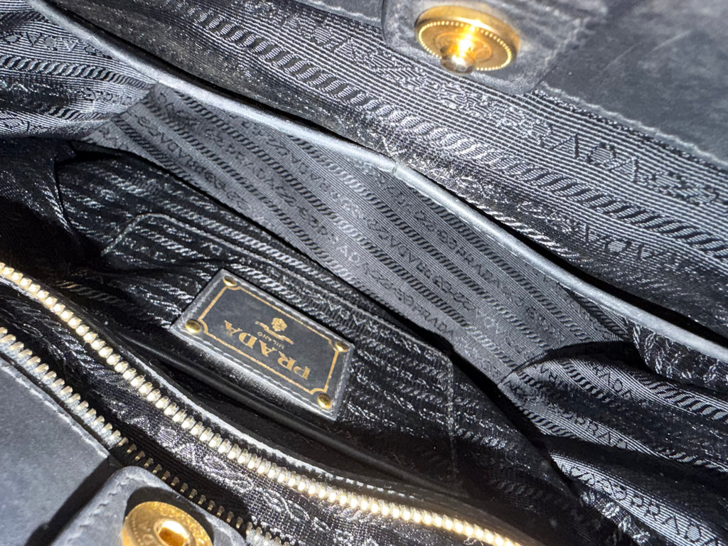 Prada Nylon Tessuto Soft Calf Crossbody Sling