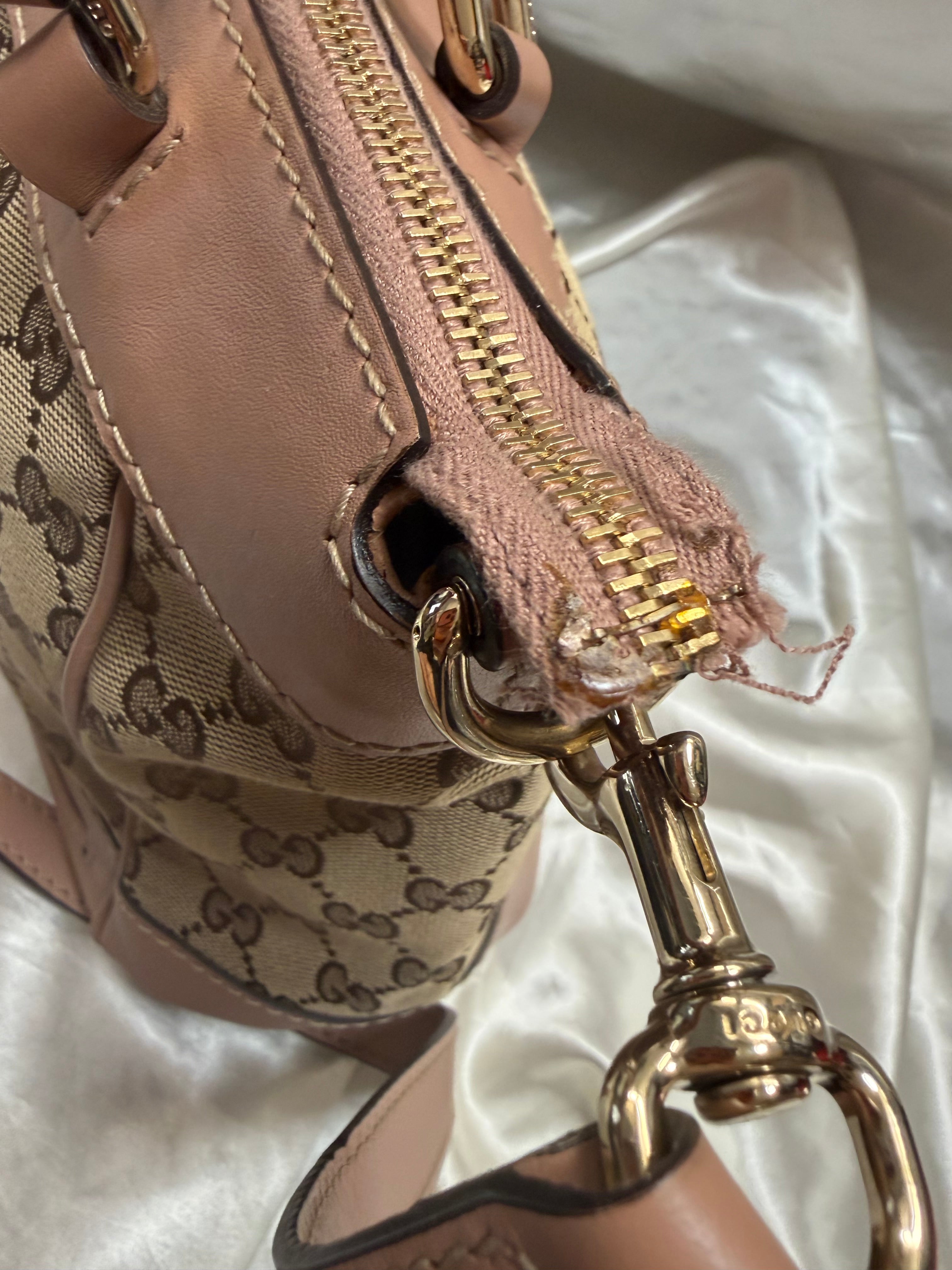 Gucci Monogram Canvas Mayfair Crossbody Sling
