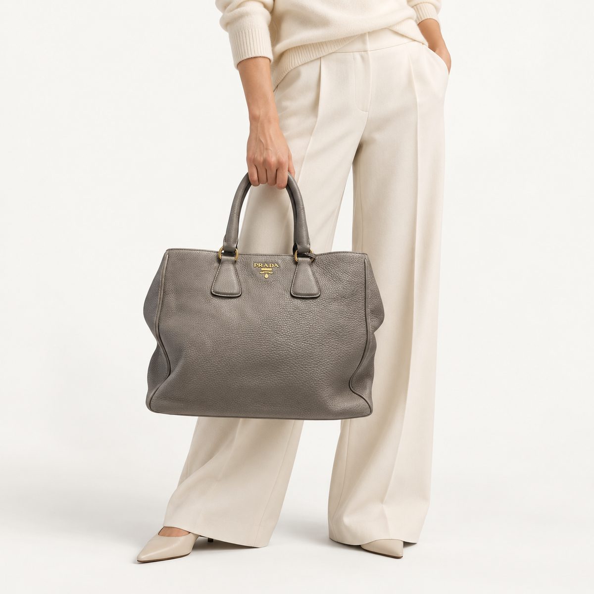 Prada Tote in Gray