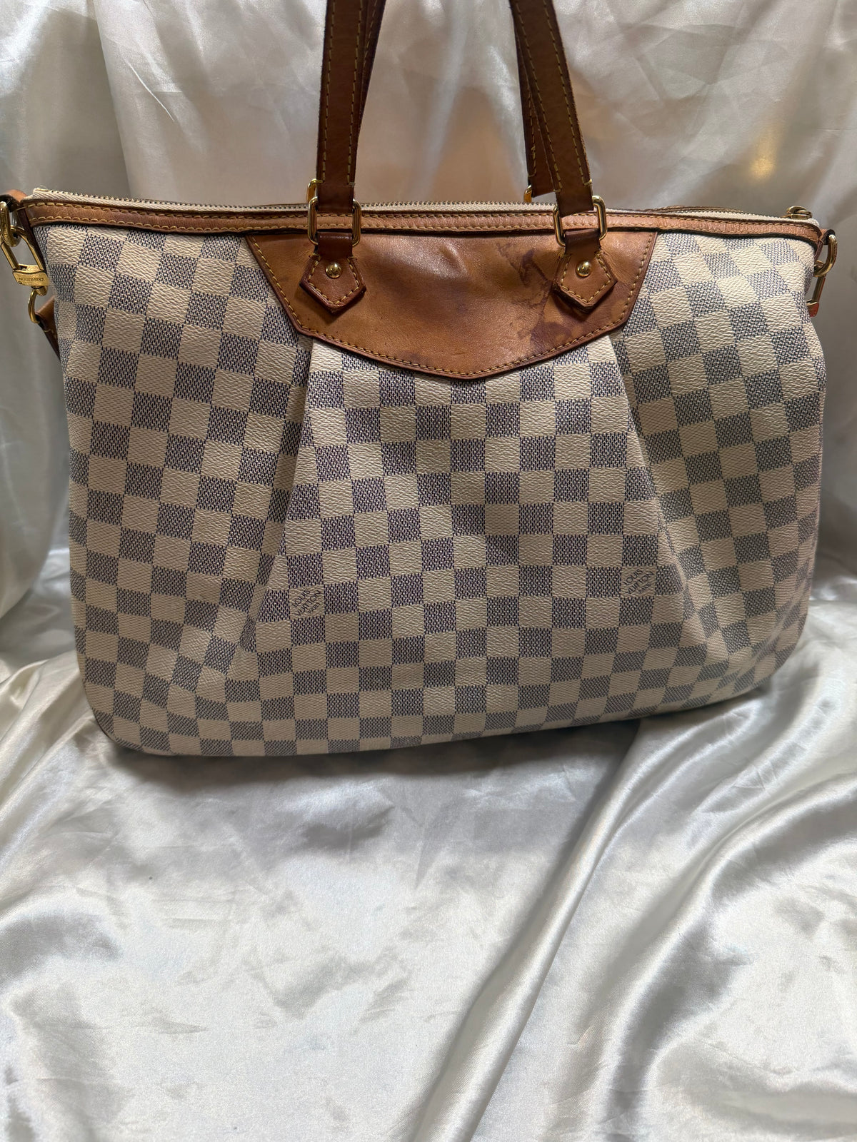 Louis Vuitton Damier Azur Siracusa Gm Crossbody Sling
