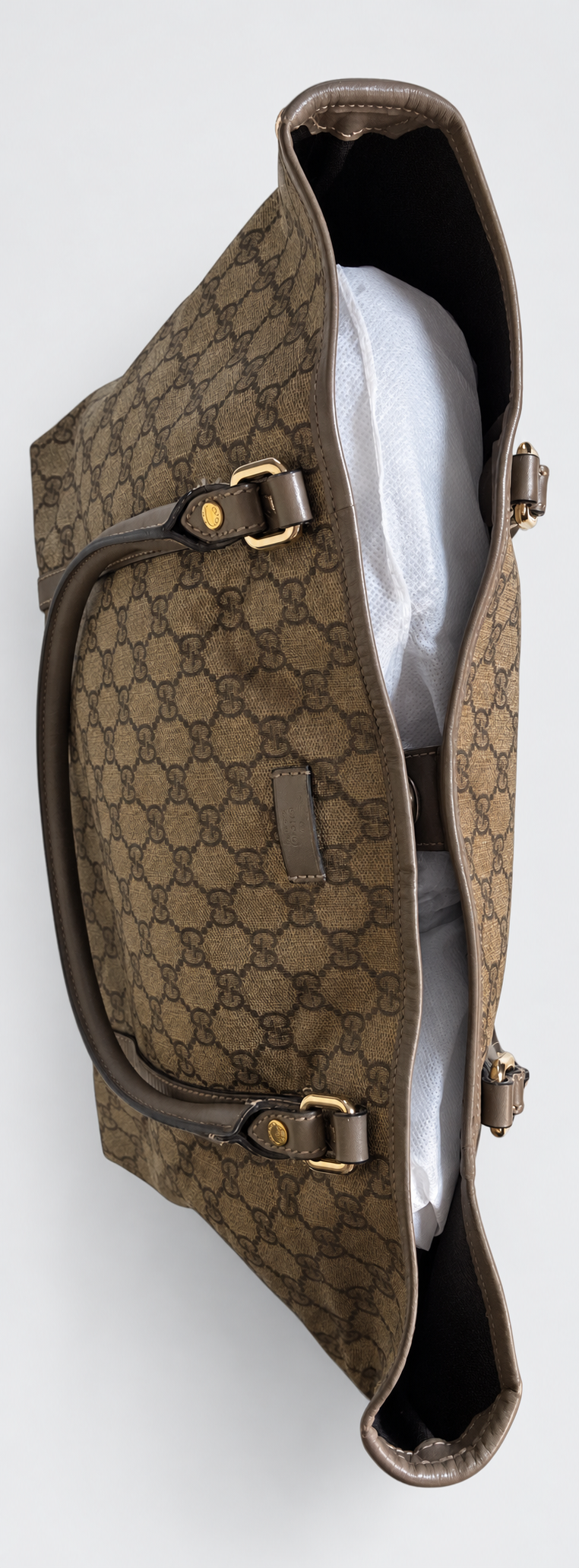 Gucci GG Supreme Tote in Gray