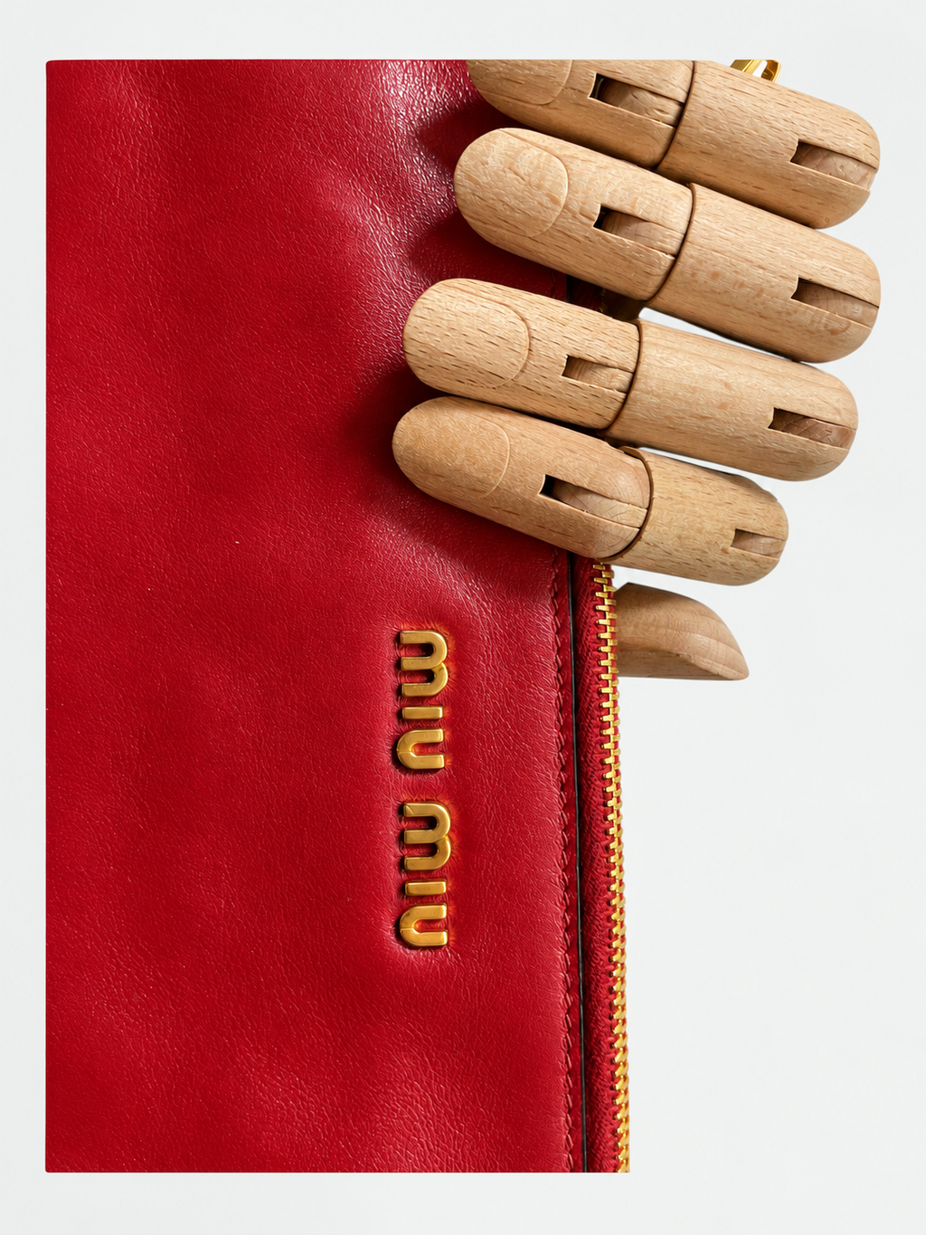 Miu Miu Clutch in Red
