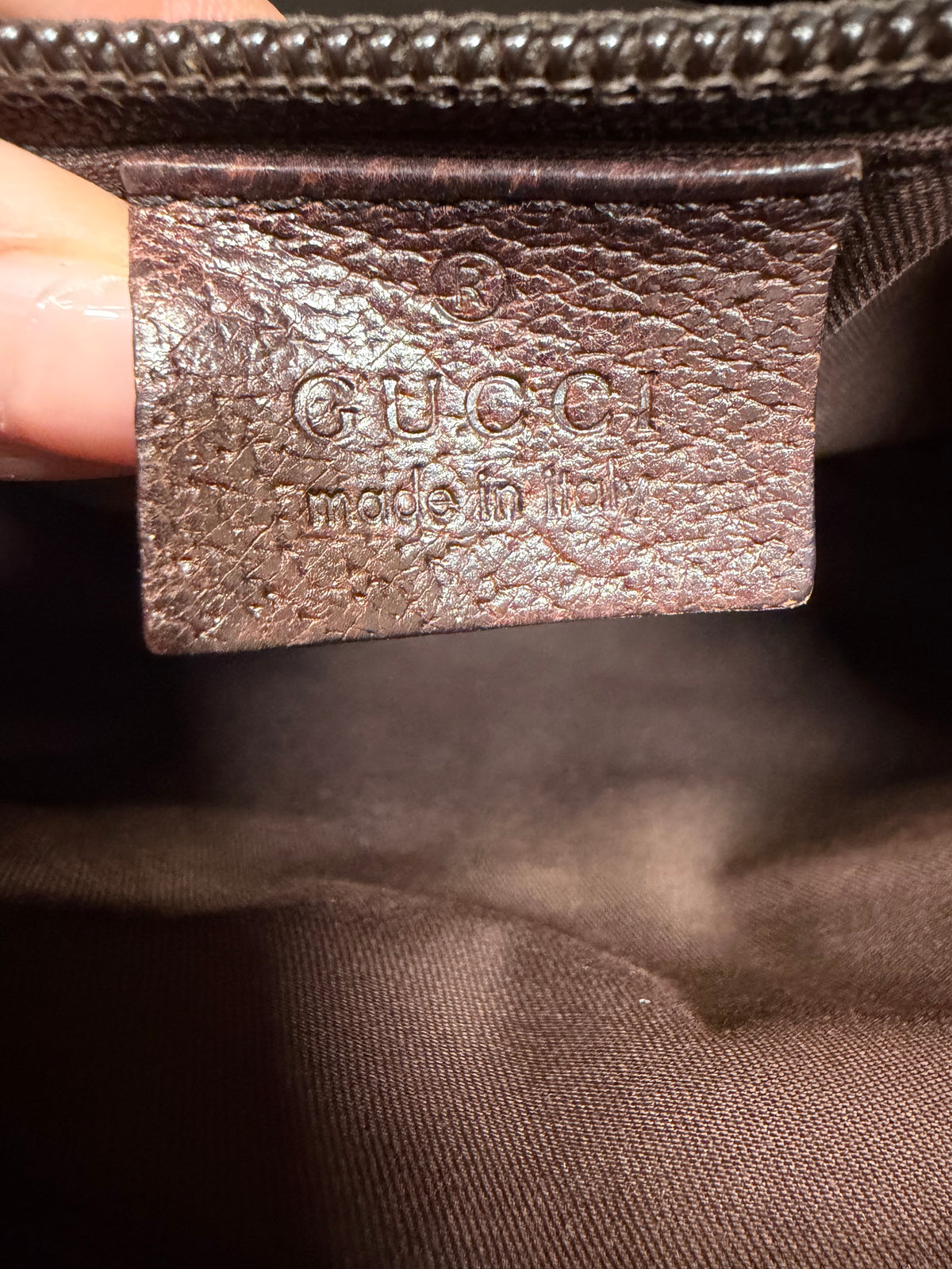 Gucci Monogram Canvas Messenger Joy Sling