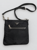 Prada Nylon Tessuto Crossbody Front Zipper Messenger