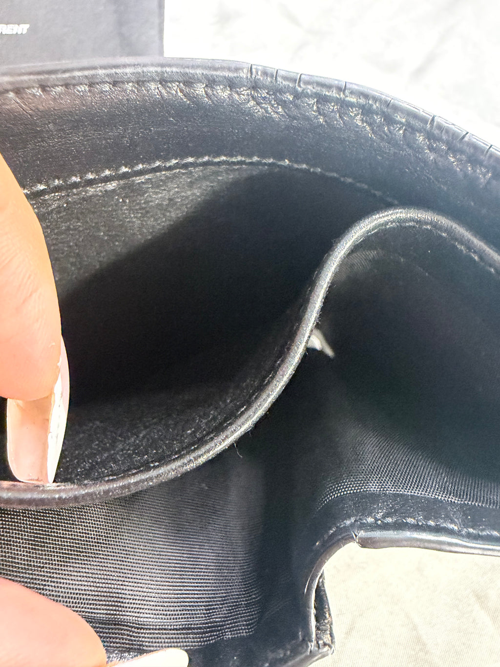 Saint Laurent Tiny Eastwest Bifold Flap