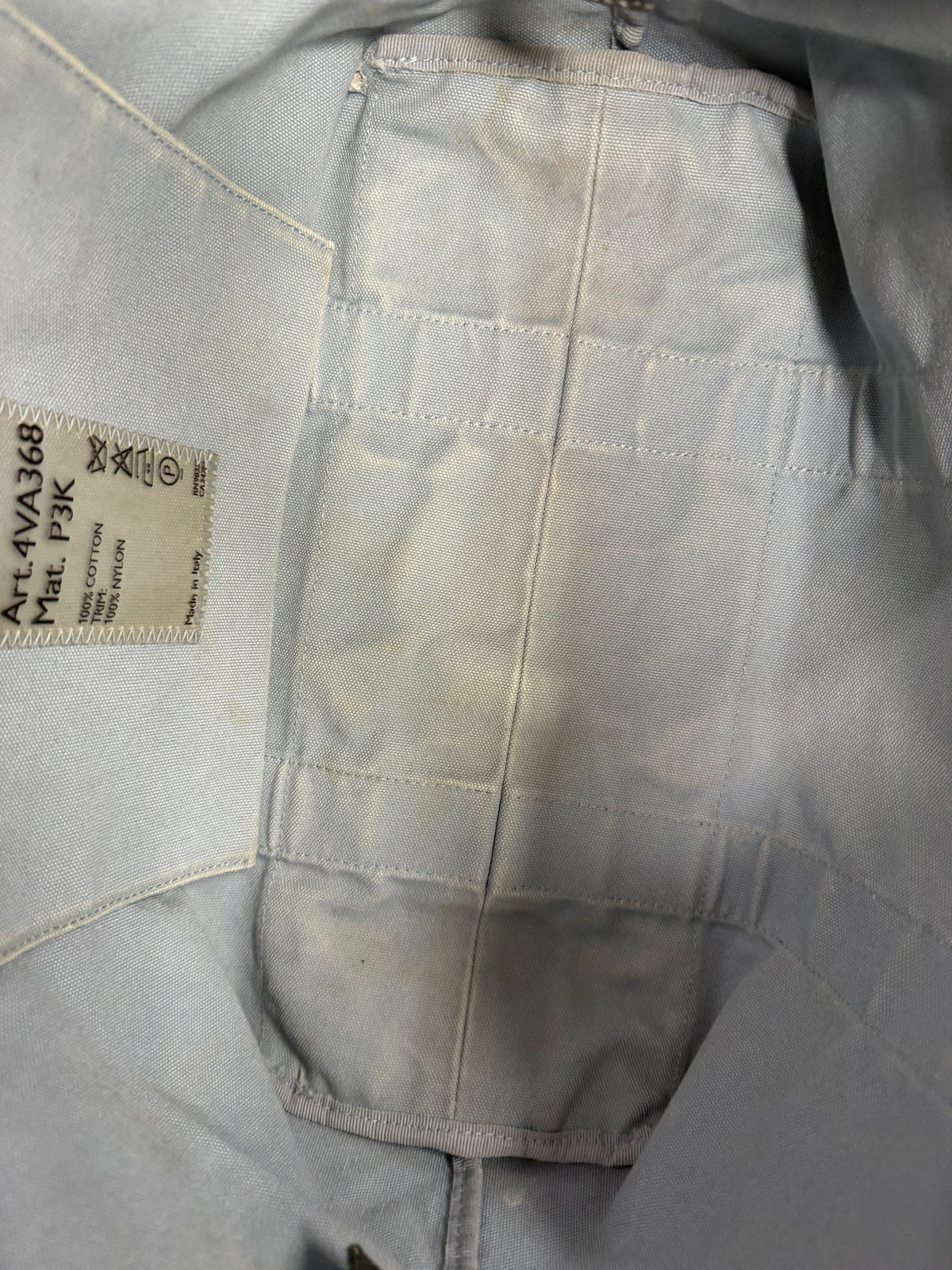 Prada Sport Denim Canvas Tote Shoulder Bag