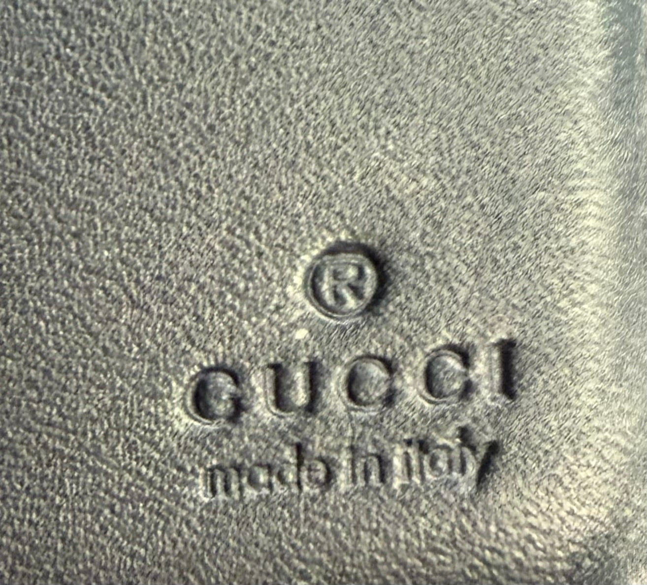 Gucci Monogram Guccissima Bifold Leather Flap