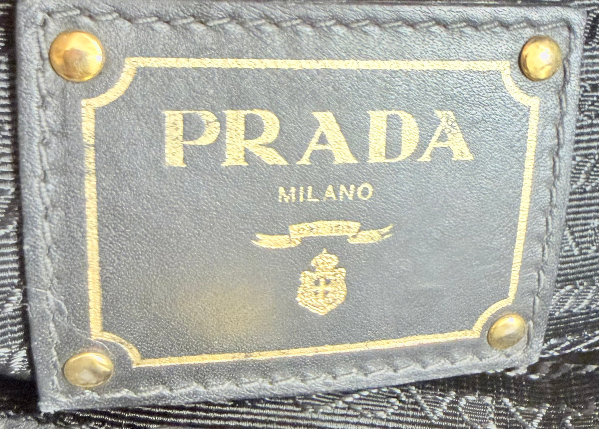 Prada Nylon Tessuto Soft Calf Crossbody Sling