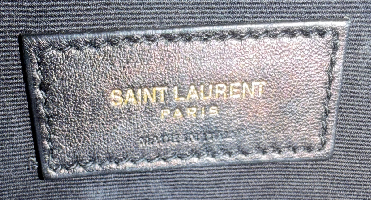 Saint Laurent Zipper Pouch Cassandre Matelasse
