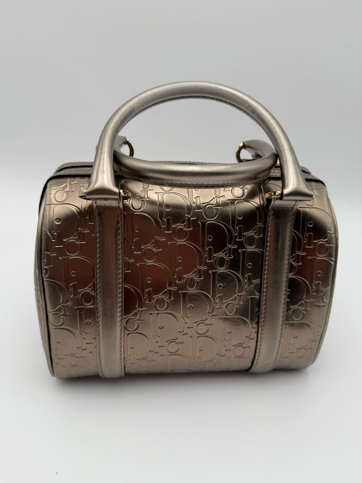 Christian Dior Oblique Monogram Bowler Boston Tote