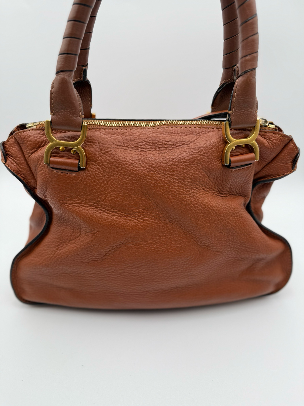 Chloe Marcie Pebbled Grained Tote Medium Shoulder Bag