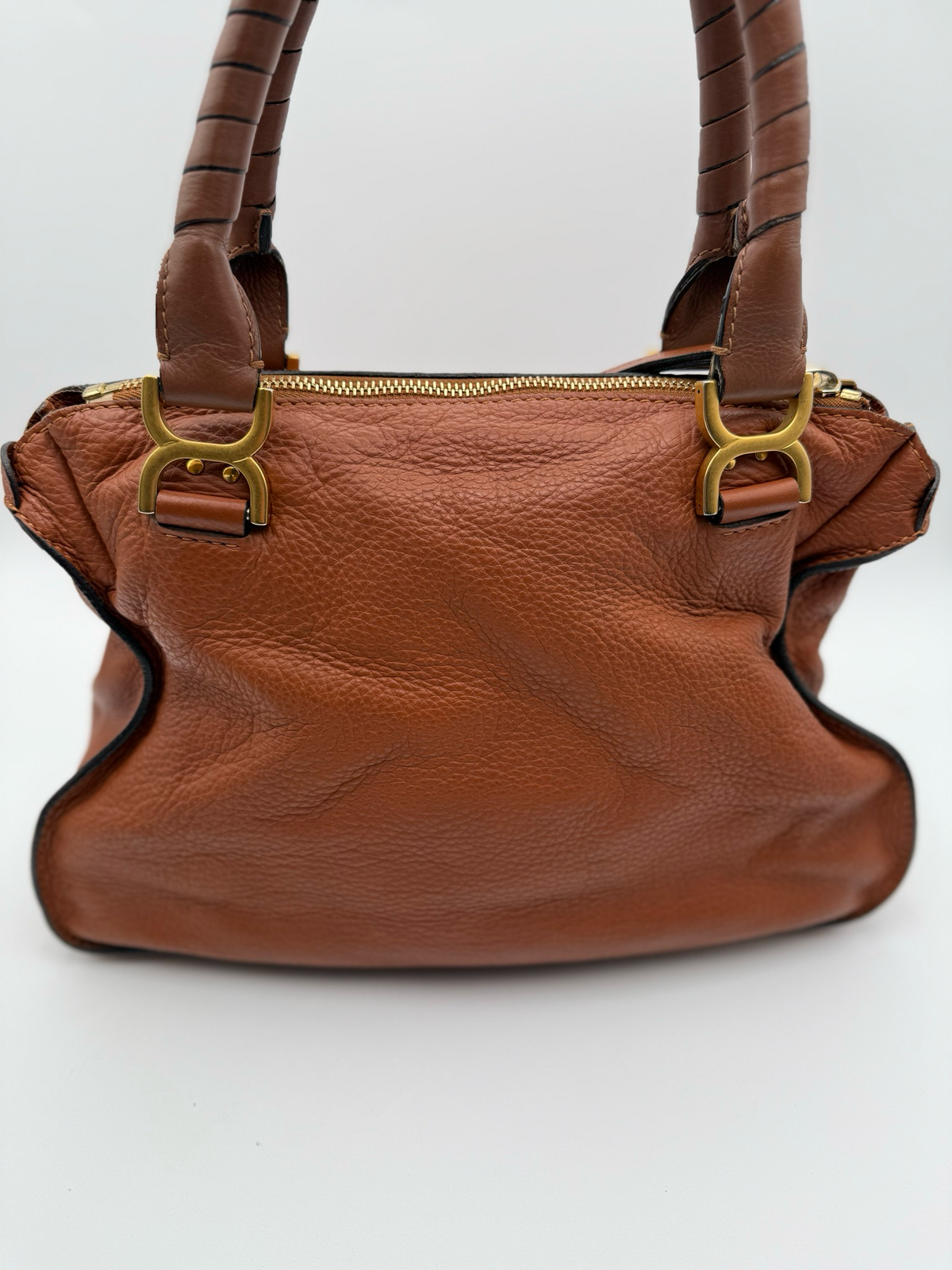 Chloe Marcie Pebbled Grained Tote Medium Shoulder Bag