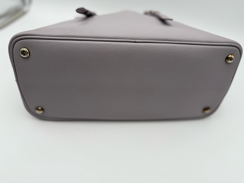 Prada Saffiano Cuir Medium Double Handle Crossbody Handbag
