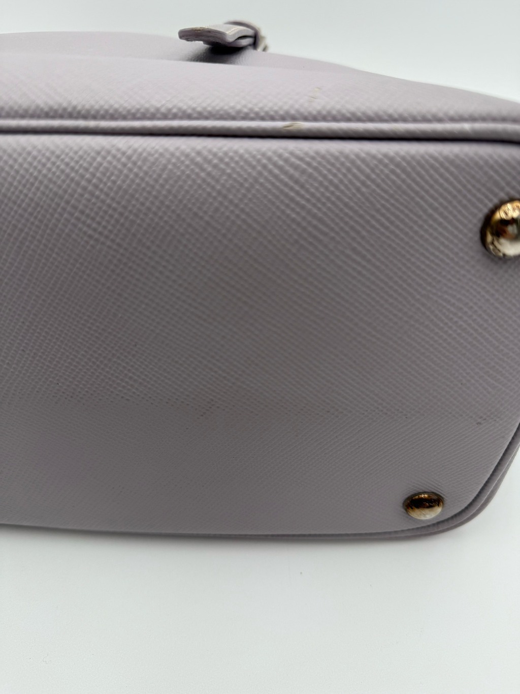 Prada Saffiano Cuir Medium Double Handle Crossbody Handbag