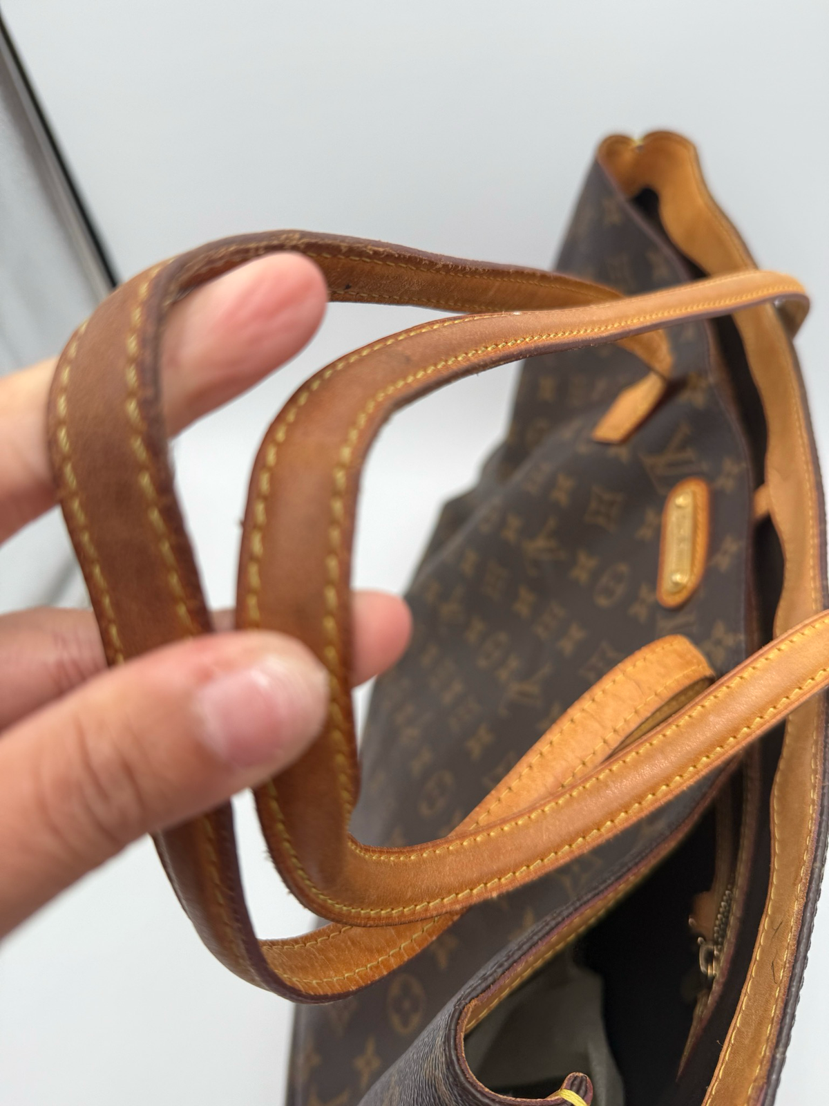 Louis Vuitton Monogram Wilshire GM Tote Shouldet Bag