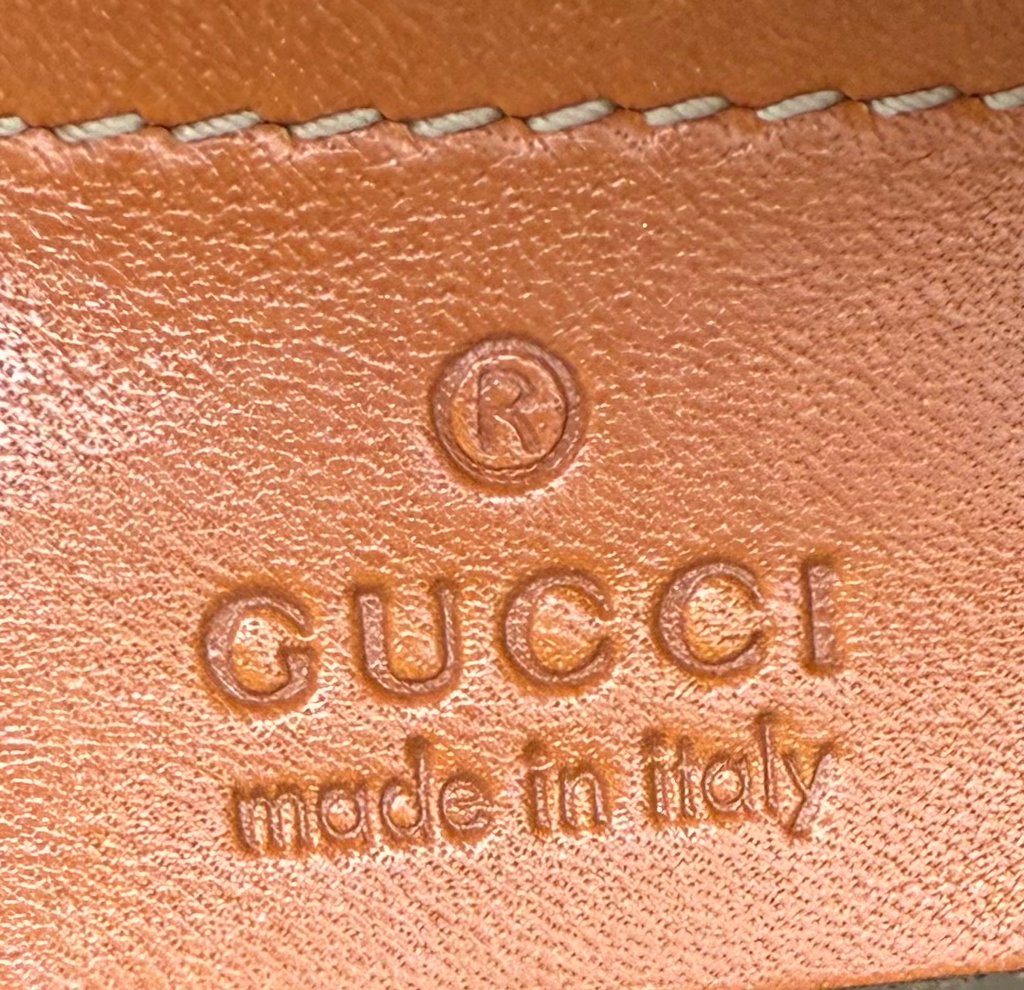 Gucci Monogram Web Vintage Crossbody Messenger Bag
