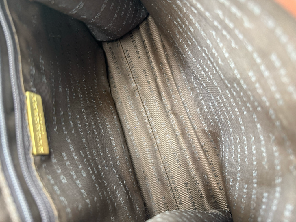 Burberry Haymarket Check Kelly Top Handle