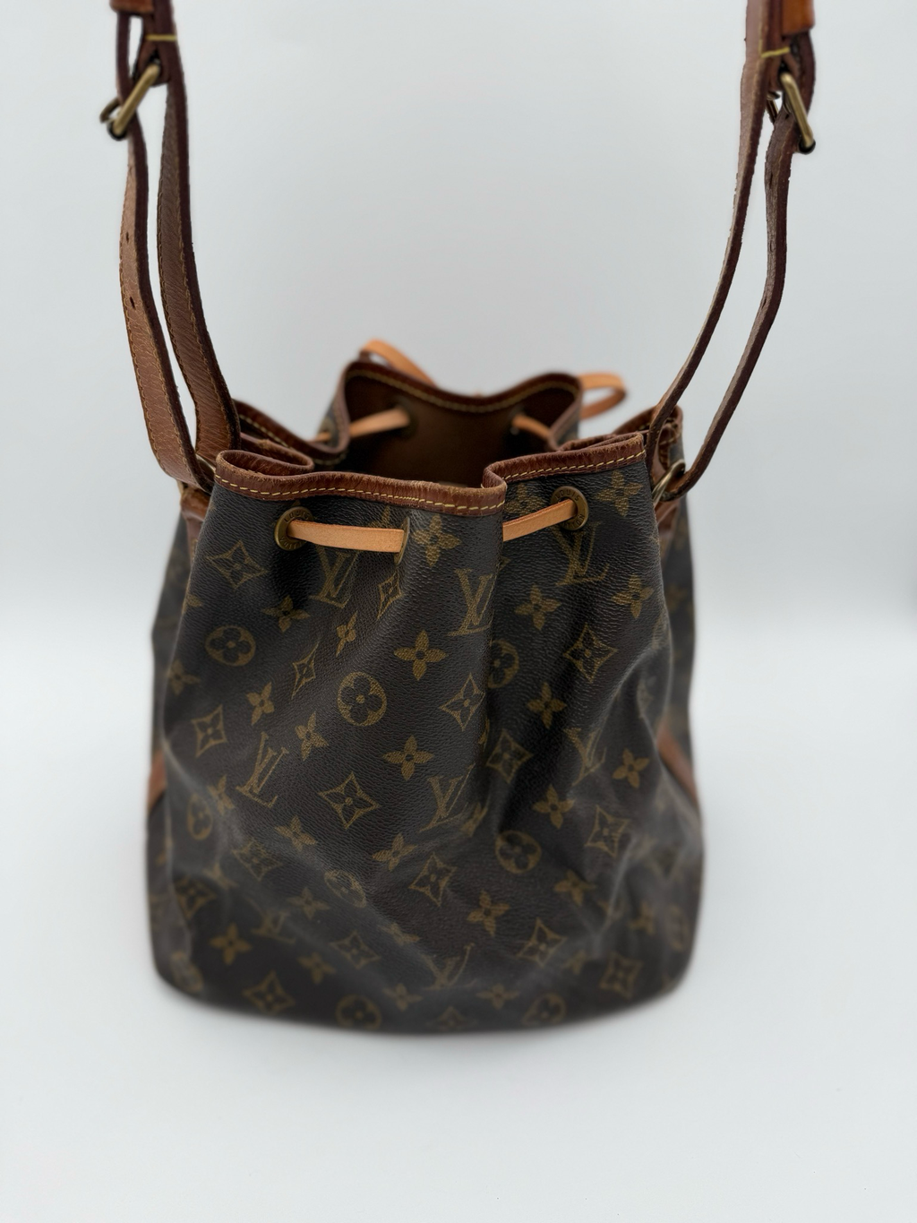 Louis Vuitton Monogram Petit Noe Hobo Shoulder Bag