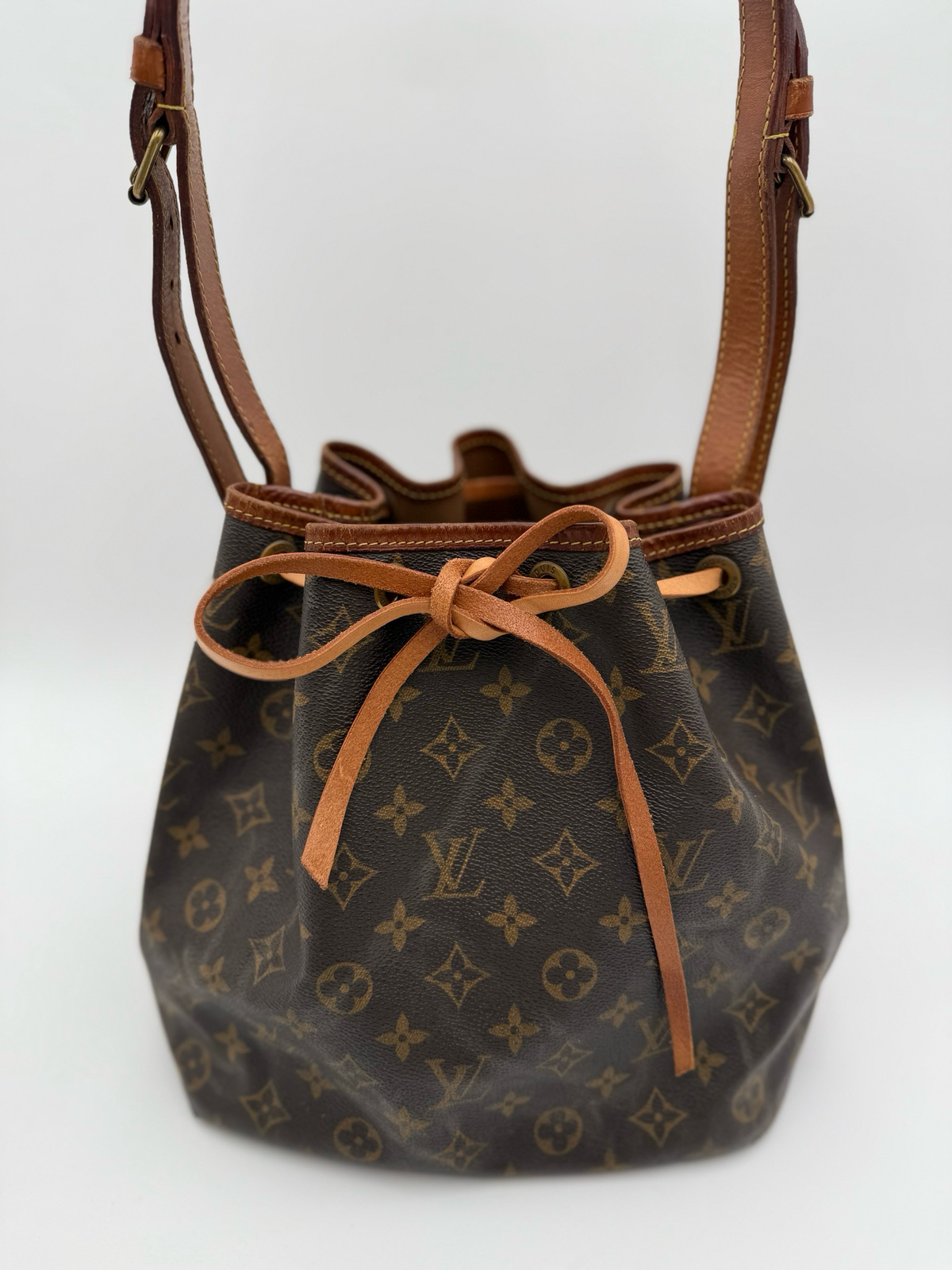 Louis Vuitton Monogram Petit Noe Hobo Shoulder Bag