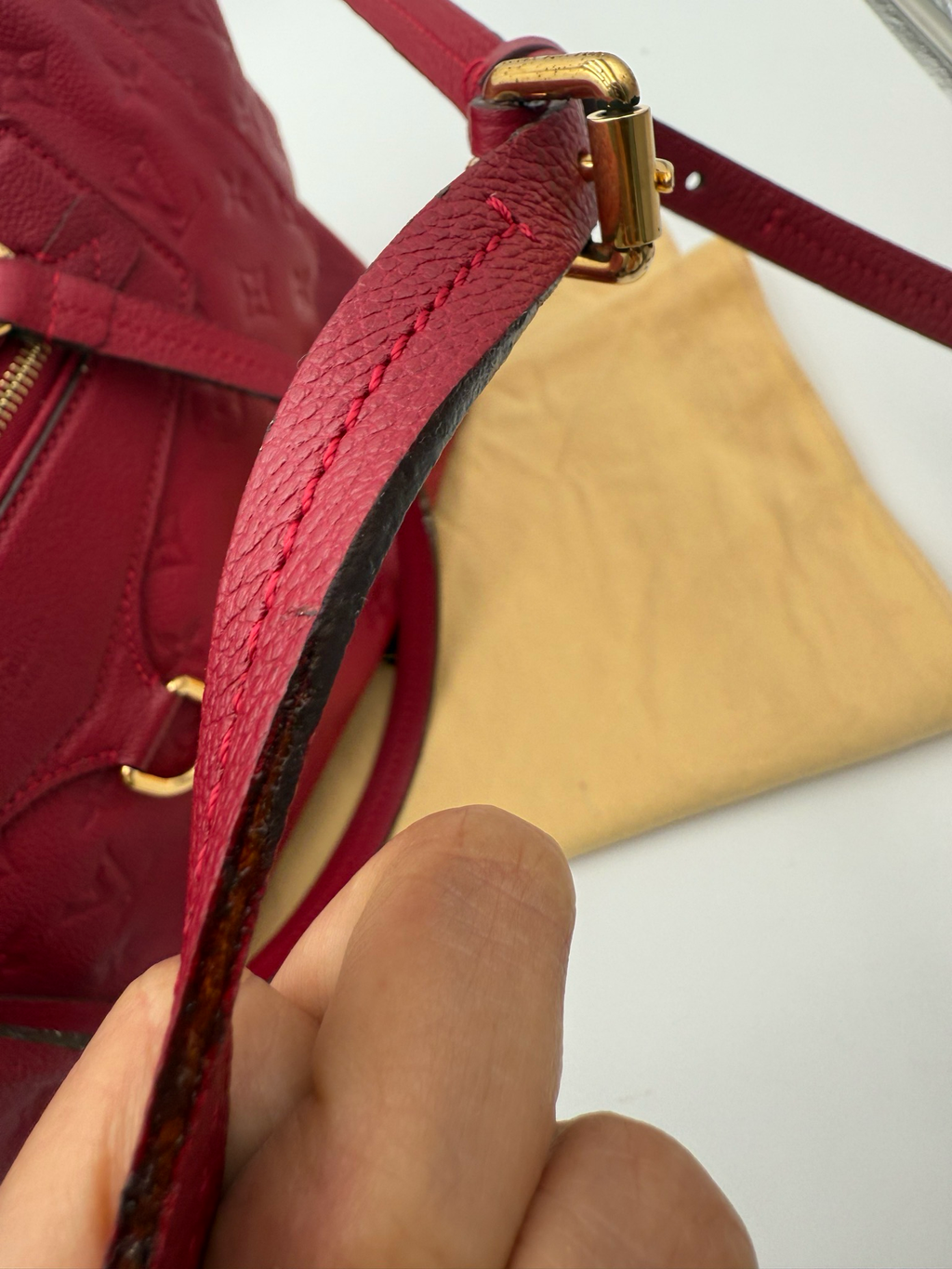 Louis Vuitton Empreinte Monogram PM Handbag Crossbody Messenger