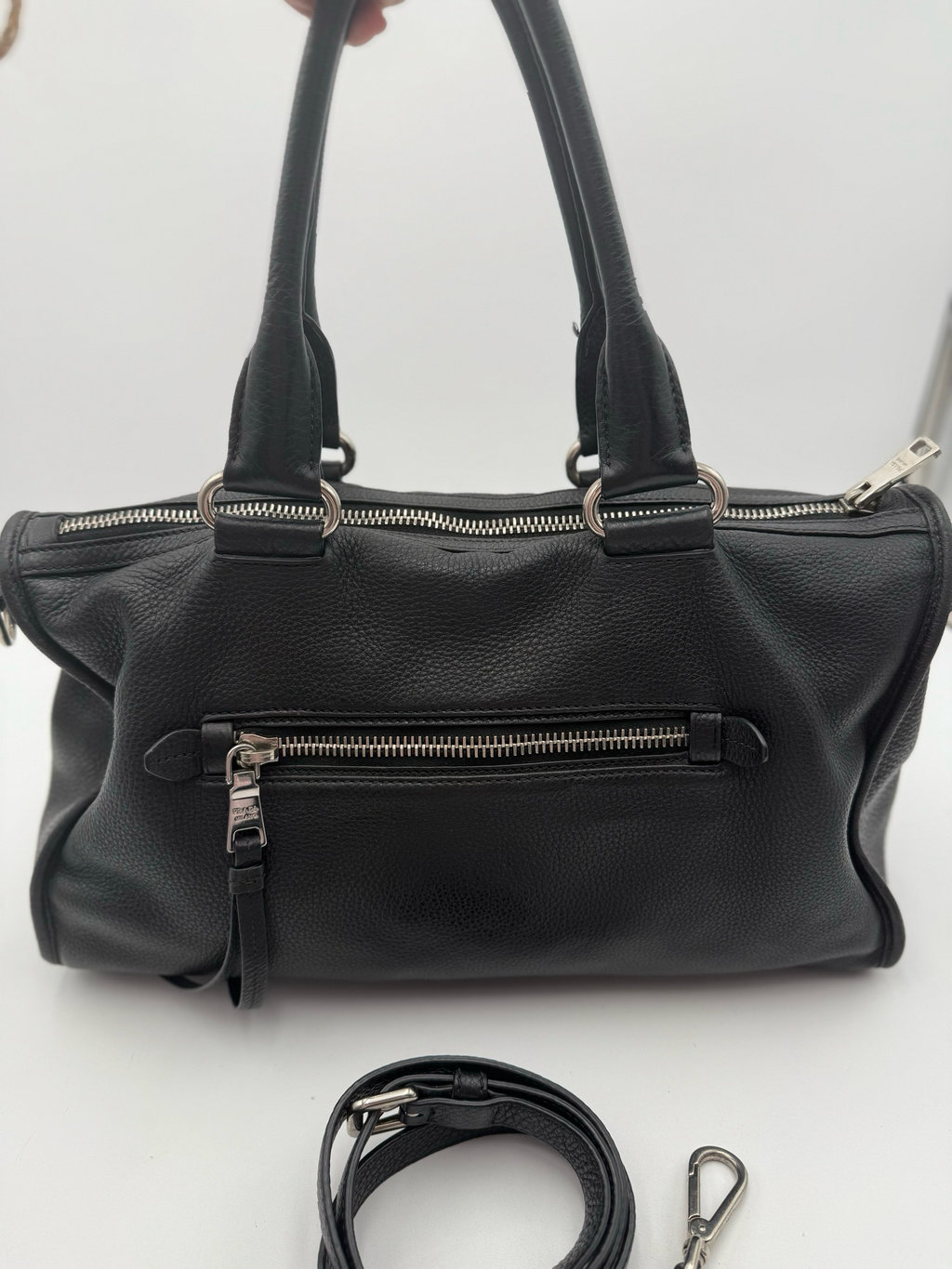 Prada Vitello Phenix Crossbody Messenger