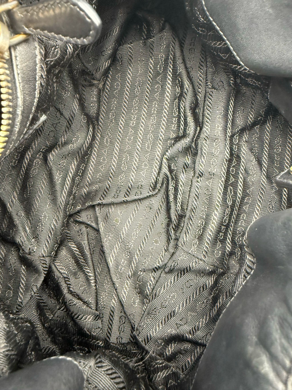 Prada Soft Calfskin Shoulder Bag