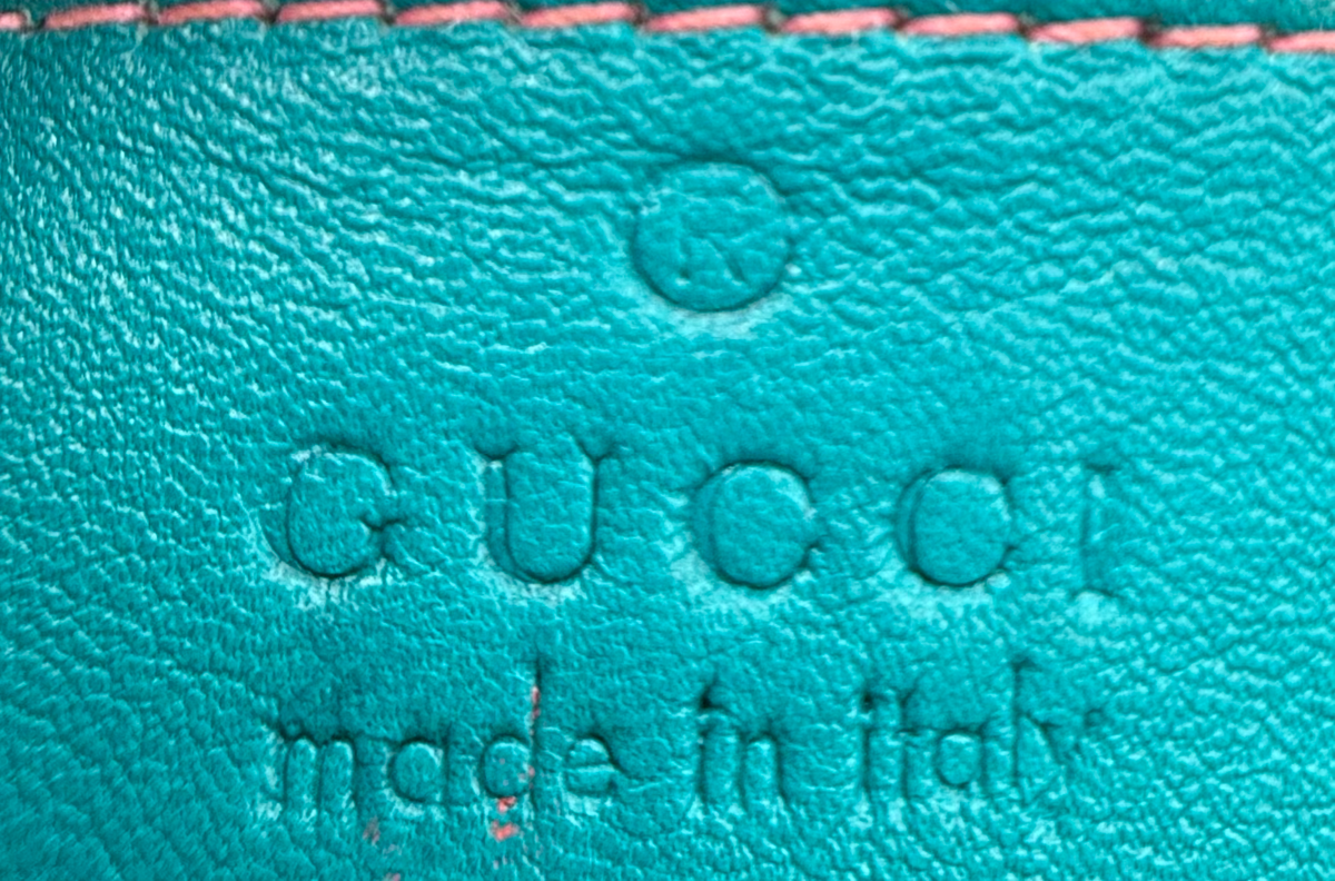 Gucci Marmont Pavone Cyan Velvet Crossbody Camera Bag