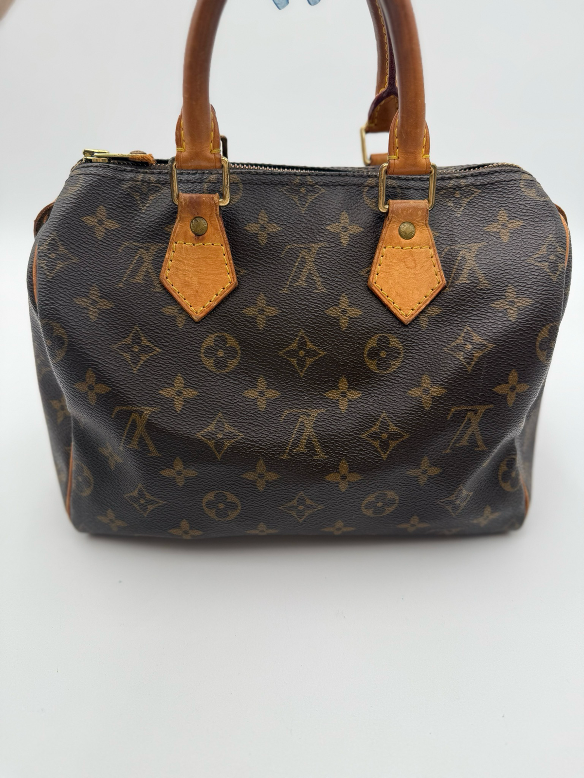 Louis Vuitton Monogram Speedy 25 Satchel Boston