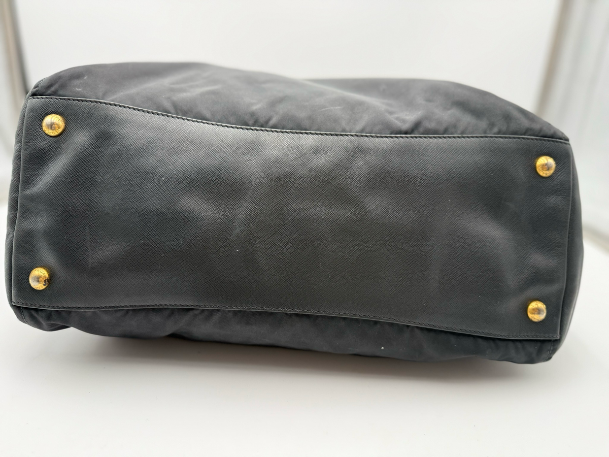 Prada Nylon Tessuto Saffiano Tote Shoulder