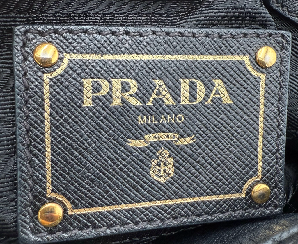 Prada Nylon Tessuto Saffiano Tote Shoulder