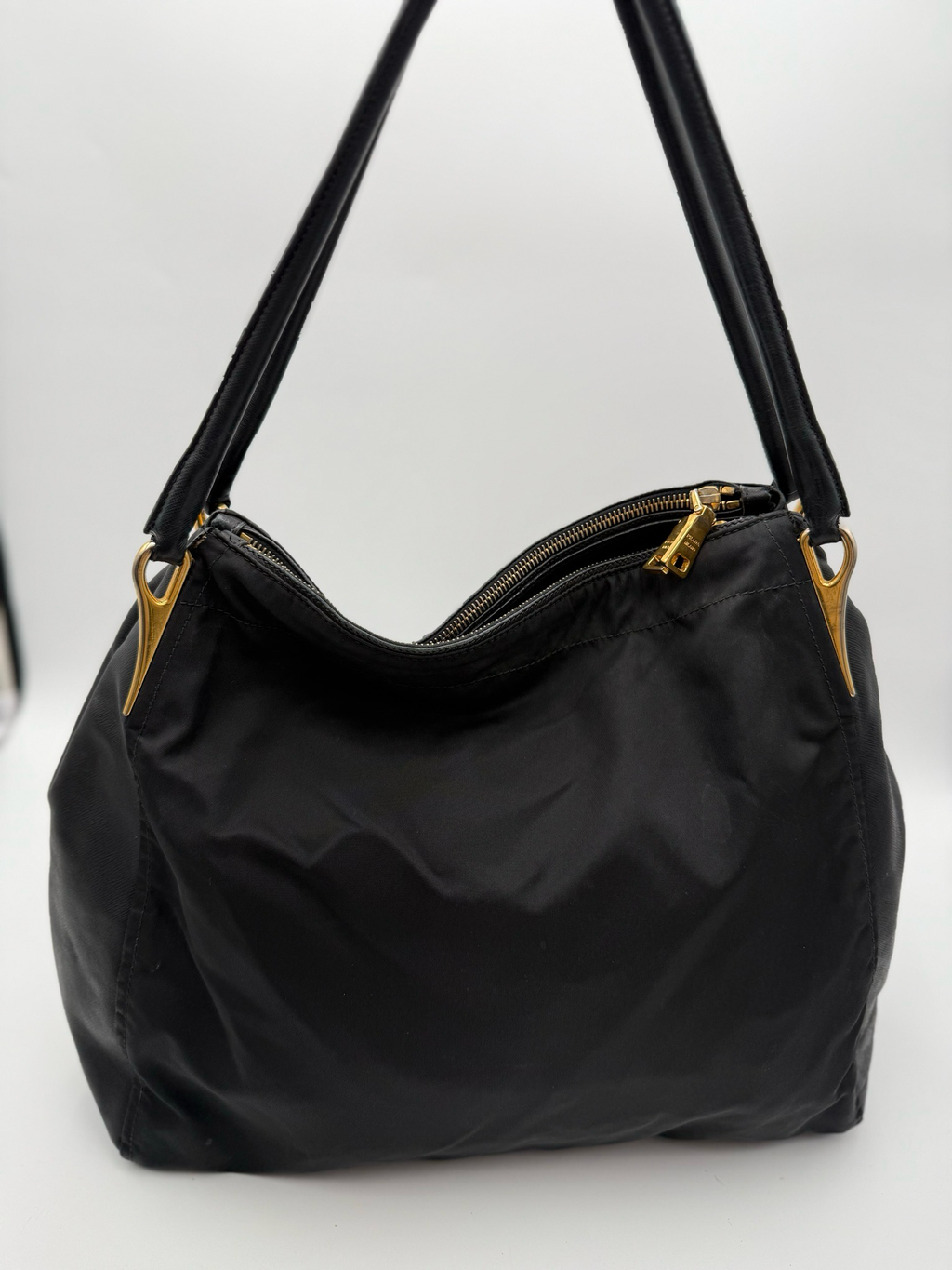 Prada Nylon Tessuto Saffiano Tote Shoulder