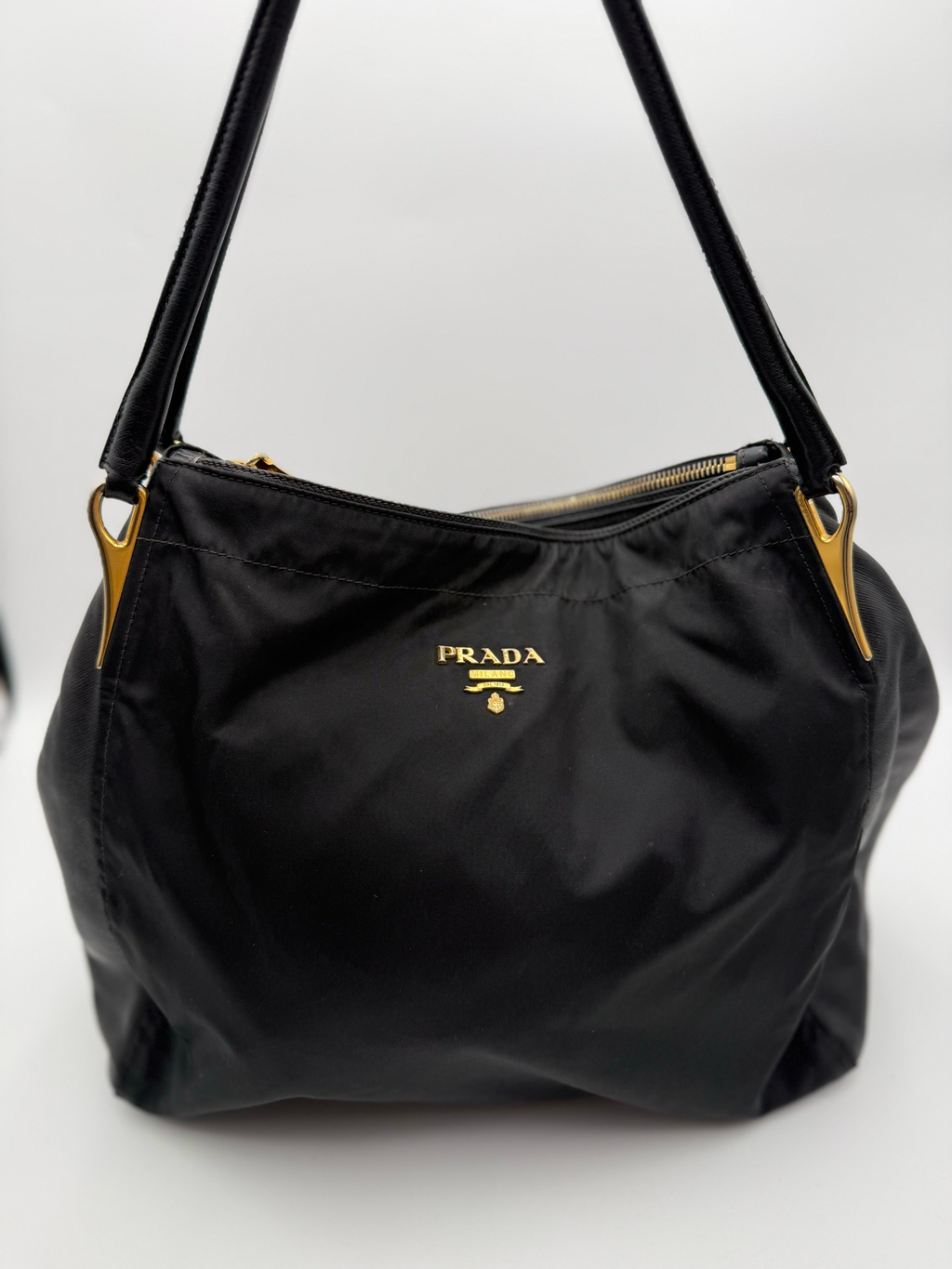 Prada Nylon Tessuto Saffiano Tote Shoulder